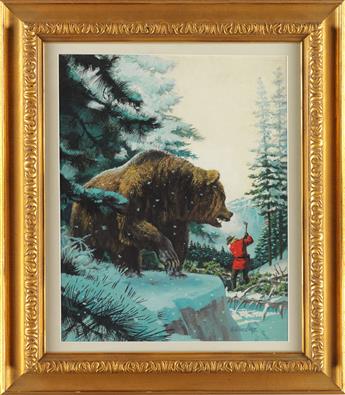 (HUNTING / BEARS.) WILLIAM GEORGE. A Grizzly Hunted Me.